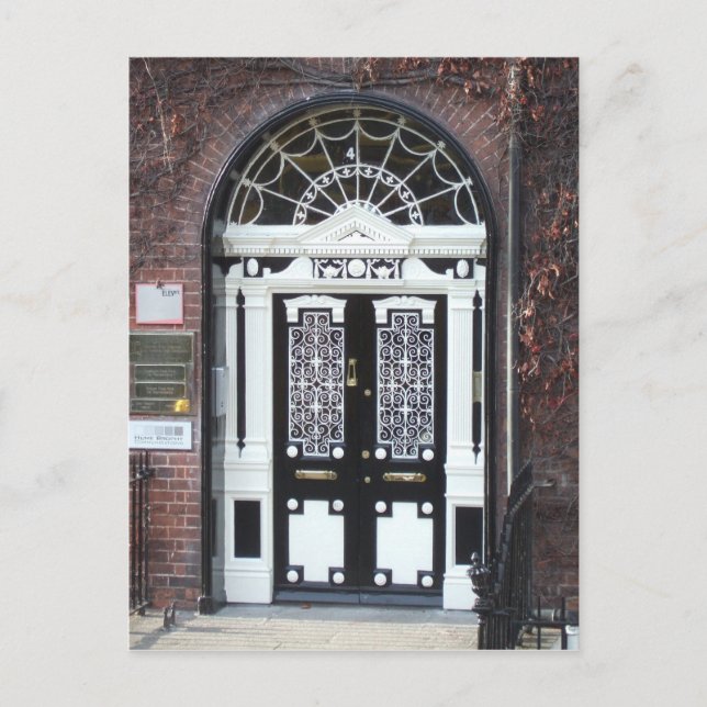 Vykort: Dörrar i Dublin Vykort (Framsida)