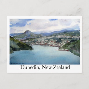 vykort Dunedin, Nya Zeeland