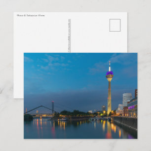 Vykort Dusseldorf Tyskland