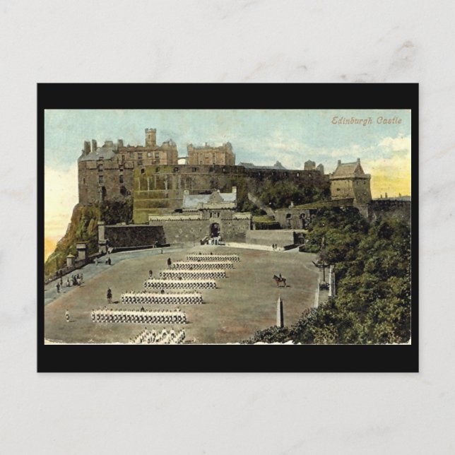 vykort, Edinburgh Castle Vykort (Framsida)