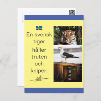 Vykort — En svensk tiger