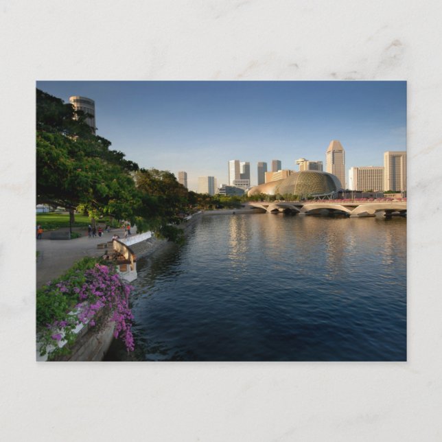 vykort Esplanade, Singapore (Framsida)