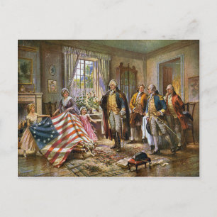 Vykort Födelsen av Old Glory Percy Moran