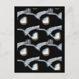 Vykort för afrikansk Abstrakt