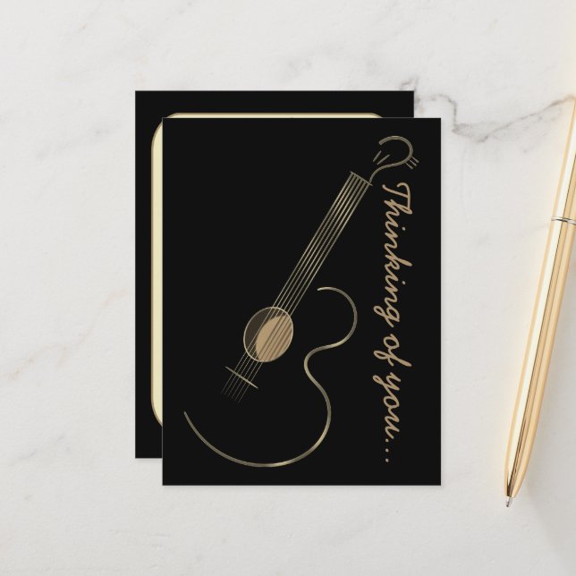 vykort för akustisk Logotyp (Fram/Back In Situ)