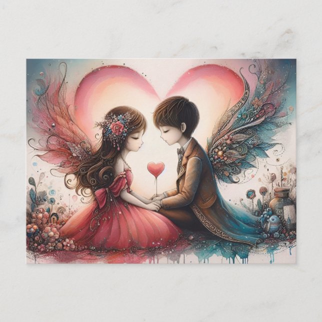 vykort för alla hjärtans dag (Framsida)