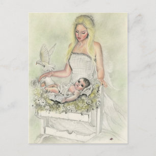 vykort för Angel mor baby