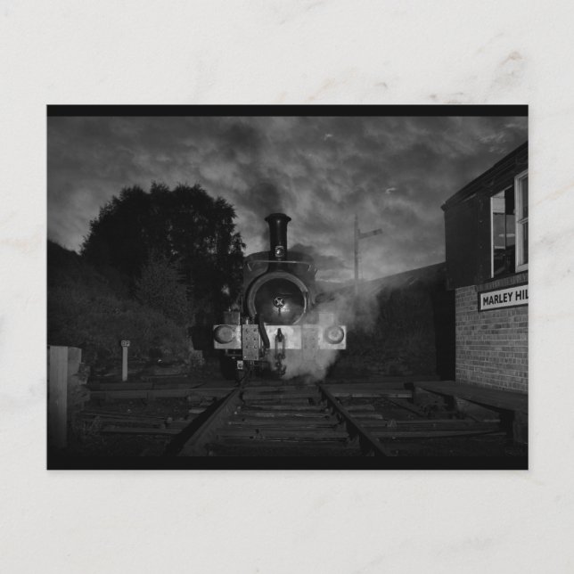 Vykort för ångmotor (Framsida)