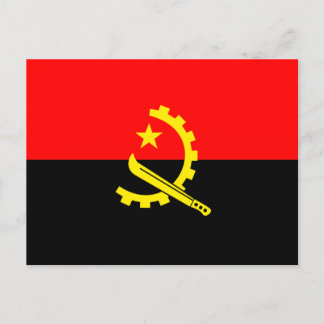 vykort för angola flagga