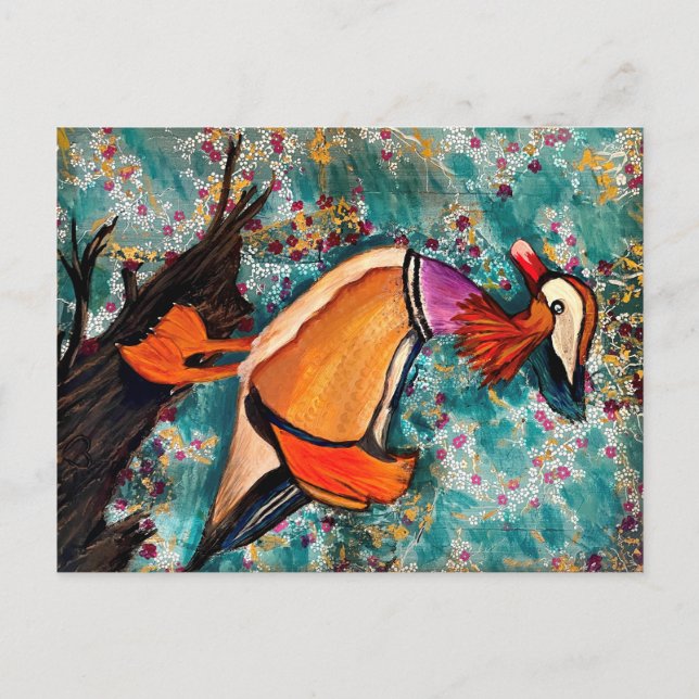 vykort för anka (Framsida)