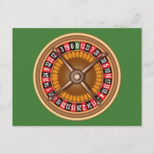 vykort för anpassningsbarna Roulette Wheel
