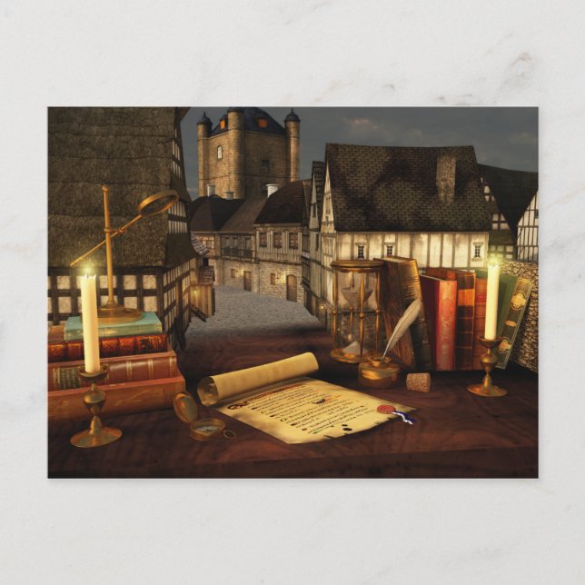 Vykort för antika horisonter (Framsida)