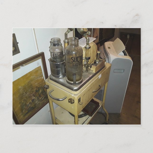 Vykort för antika skrynkmedel i doktor (Framsida)