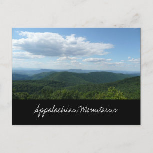 vykort för Appalachian Mountains