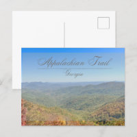 vykort för Appalachian-spår