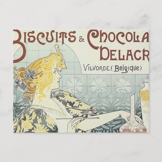 vykort för Art Deco-design (Framsida)