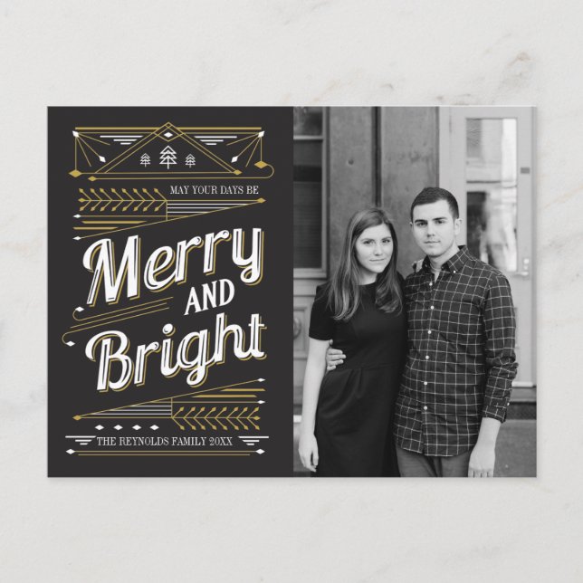 Vykort för art décohelgdagfoto (Framsida)