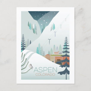 vykort för aspen