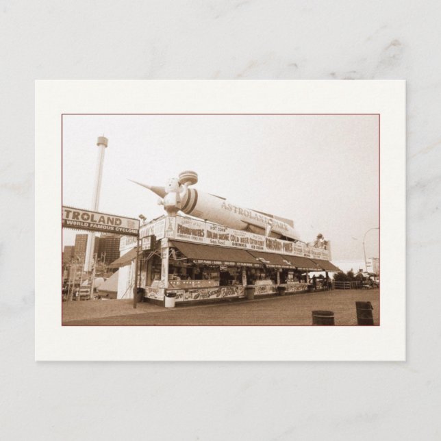 vykort för Astroland Food stand (Coney Island, NY) (Framsida)