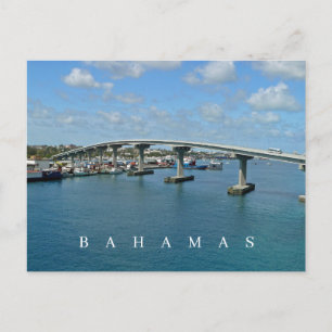 vykort för Bahamas Paradise Island-brygga