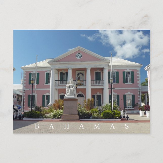 vykort för Bahamas-parlamentets byggnad (Framsida)