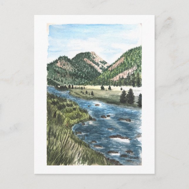 vykort för beaver bäck (Framsida)