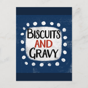 Vykort för Biscuits And Gravy