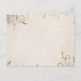 vykort för blommigtens inbjudan