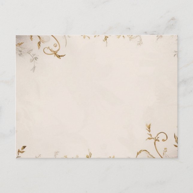 vykort för blommigtens inbjudan (Framsida)