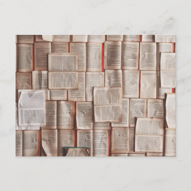 vykort för bok, Bok (Framsida)