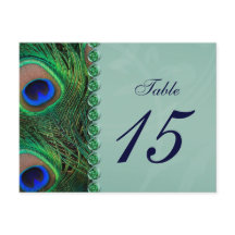 vykort för bordsnummer