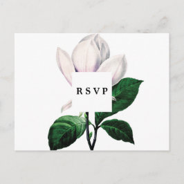vykort för botaniskt magnolia bröllop OSA