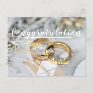 vykort för bröllop