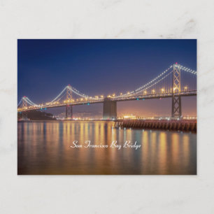 vykort för bryggsäck i San Francisco Bay