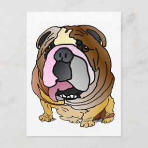 vykort för bulldog
