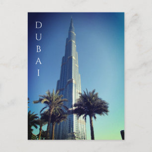 vykort för burj khalifa dubai uae