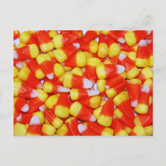 vykort för candy corn (Framsida)