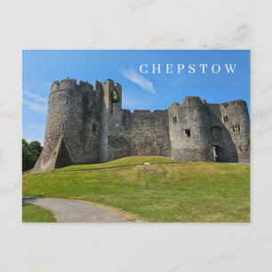 vykort för Chepstow Castle-vy