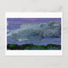 vykort för Cloudy himmel