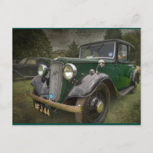 vykort för coola vintage bil vintage