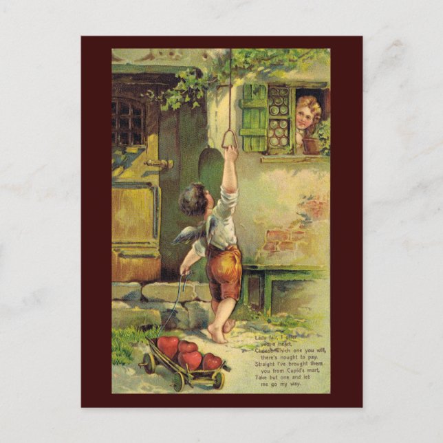 Vykort för dammässavalentin (Framsida)