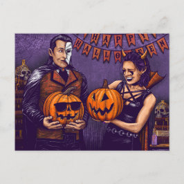vykort för Dante och Aria Halloween