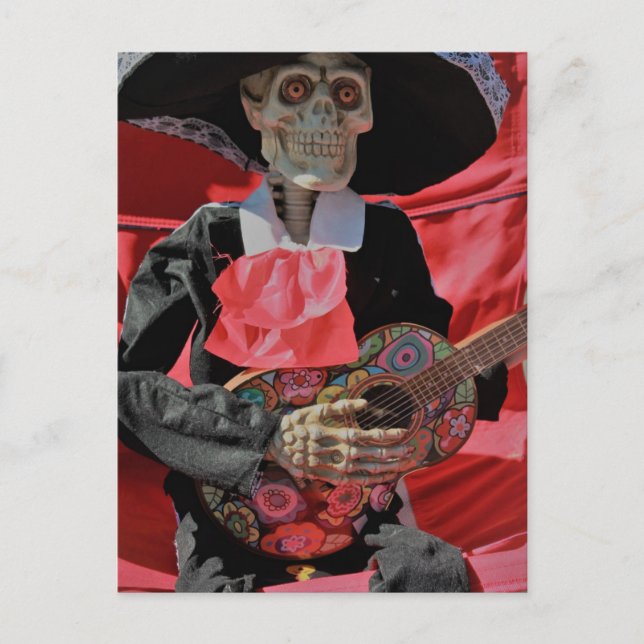 vykort för day of the dead (Framsida)