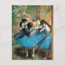 vykort för Degas Blue Dancers