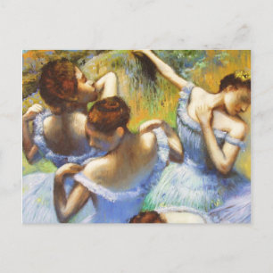 vykort för Degas Blue Dancers