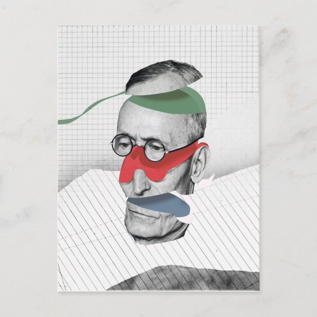 Vykort "för delad Hessen" (Framsida)