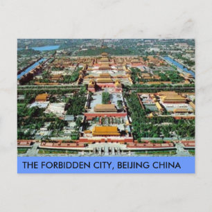 Vykort för den förbjudna Chinan Peking