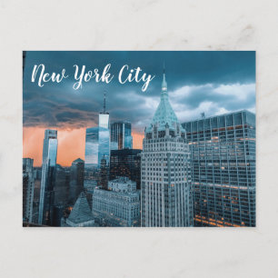 vykort för det finansiella distriktet i NYC