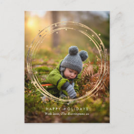 vykort för det moderna Guld-kransfamiljekortet