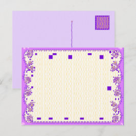 Vykort för digital Blommigt